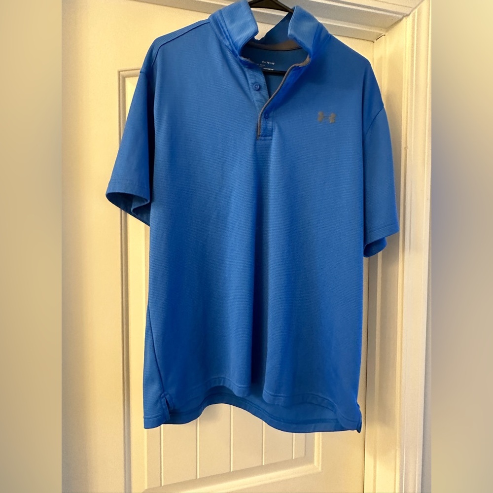 Under Armour blue polo